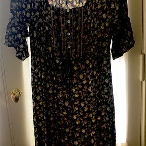 April Cornell Maxi , XS-M Bohemian Floral Dress